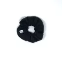 Black scrunchie made from 100% organic cotton jersey