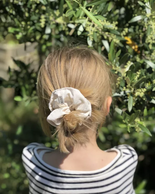 Cotton satin scrunchie Cotton satin scrunchie