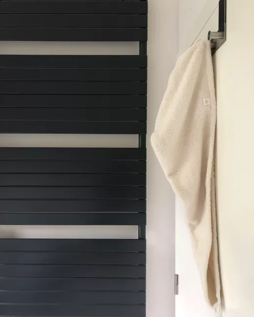 Towel for hair in natural sponge cloth Towel for hair in natural sponge cloth