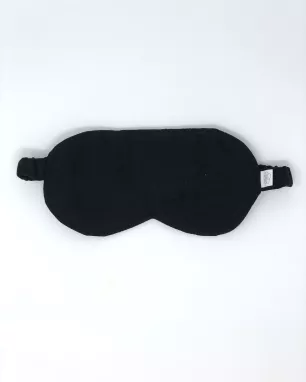 YUA Natural – Masque de nuit – Satin de coton noir