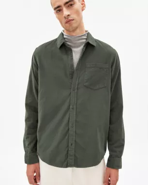 ARMEDANGELS – Chemise FLAAN BAABY CORD – Icy Moss ARMEDANGELS – Chemise FLAAN BAABY CORD – Icy Moss