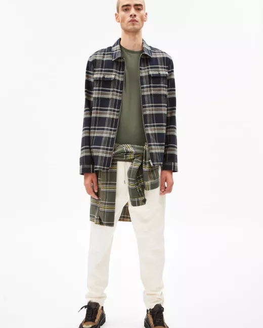 ARMEDANGELS – Chemise TAADE CHECK – Depth Navy