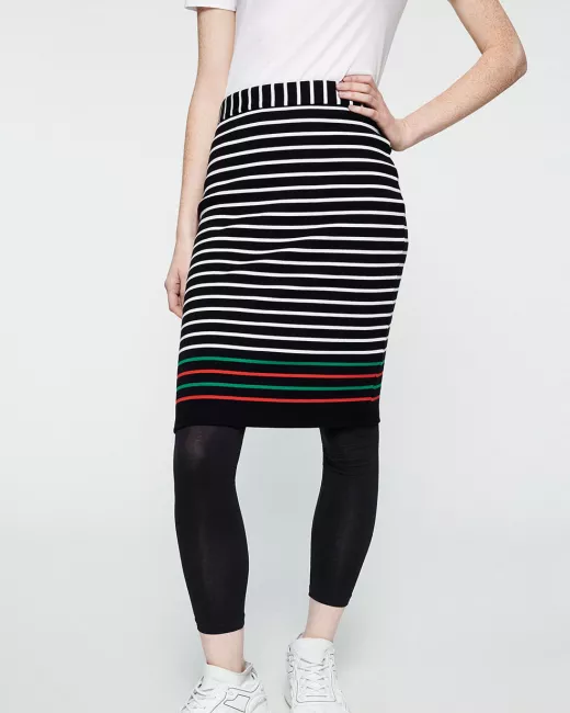 Rokken Agataa Contrast Stripes