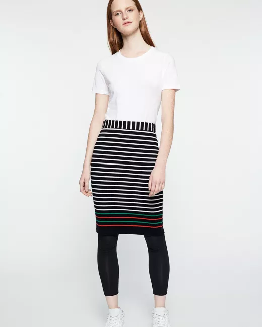 Rokken Agataa Contrast Stripes Rokken Agataa Contrast Stripes