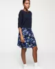 Skirt Solenaa Dispersed Flower