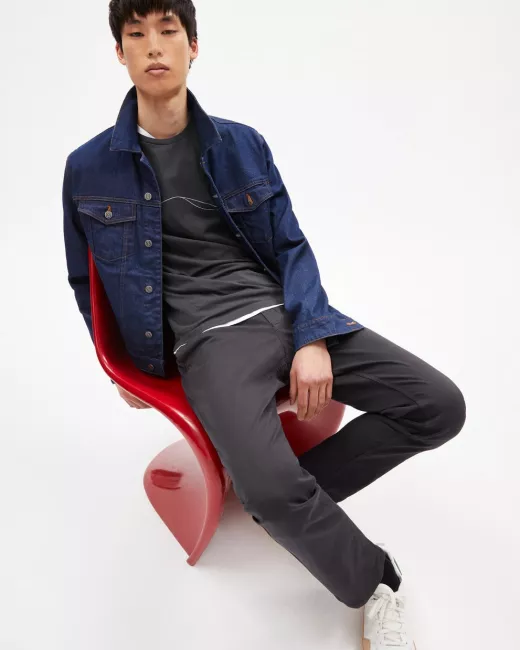 ARMEDANGELS – Pantalon AATO REGULAR – Graphite