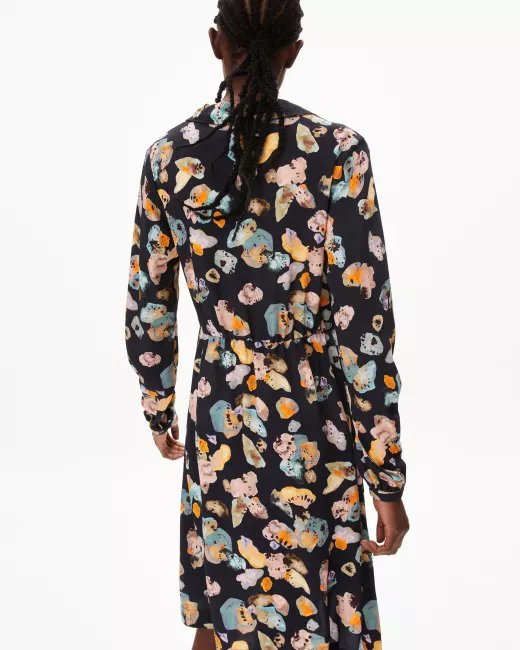 ARMEDANGELS - Dress DESIRAA LAYERED - Night sky