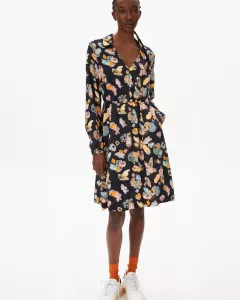 ARMEDANGELS - Dress DESIRAA LAYERED - Night sky ARMEDANGELS - Dress DESIRAA LAYERED - Night sky