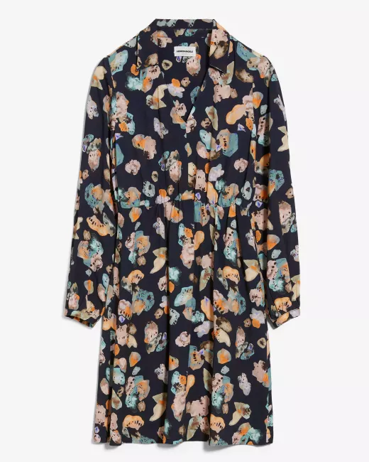 ARMEDANGELS - Dress DESIRAA LAYERED - Night sky