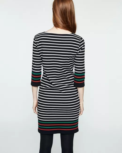 Dress Jolinda Contrast Stripes
