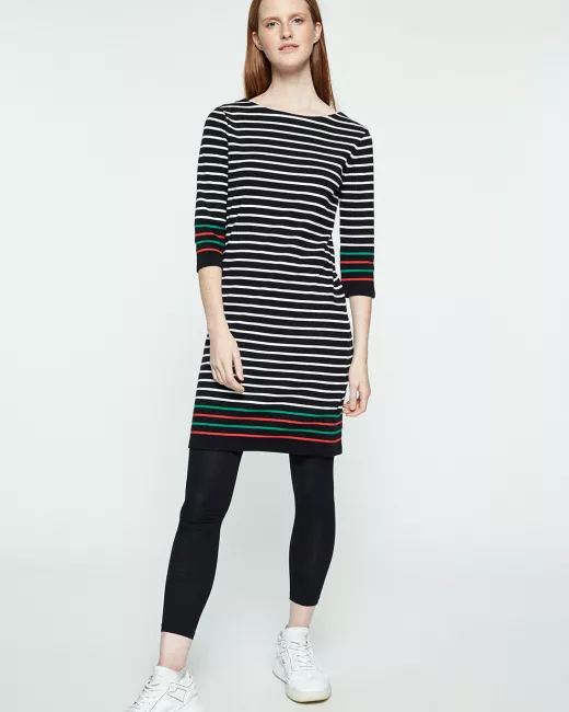 Dress Jolinda Contrast Stripes