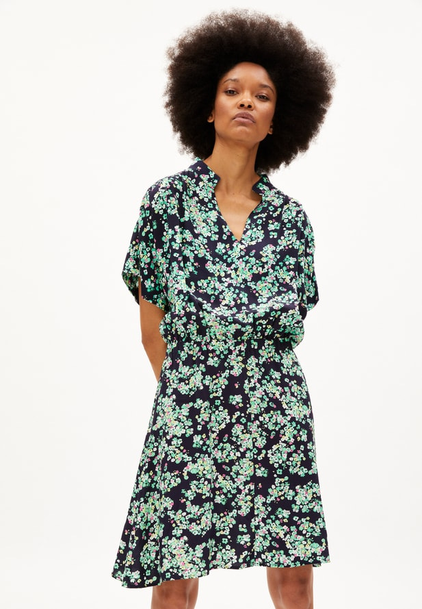 Robe Idano Aaron Ditsy – Fluo, Paris – Taille 12 – État Parfait – Occasion