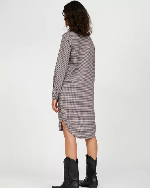 ARMEDANGELS – Robe ULRIKAA PKT MICROCHECK ARMEDANGELS – Robe ULRIKAA PKT MICROCHECK