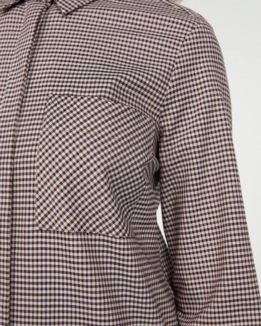 ARMEDANGELS – Robe ULRIKAA PKT MICROCHECK ARMEDANGELS – Robe ULRIKAA PKT MICROCHECK