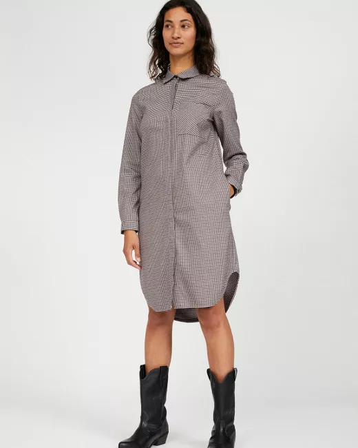 ARMEDANGELS – Robe ULRIKAA PKT MICROCHECK ARMEDANGELS – Robe ULRIKAA PKT MICROCHECK