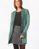 SKUNKFUNK – Cardigan ENARA Laurel Green melangé