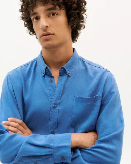 Shirt HERITAGE BLUE HEMP ANT Shirt HERITAGE BLUE HEMP ANT