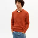 Pull col polo BURN PHOENIX KNIT