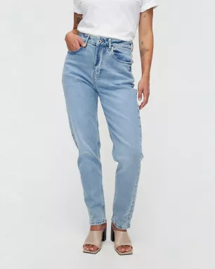KUYICHI – Jeans Nora – Mom fit – Bright blue