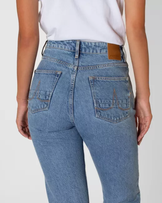 KUYICHI – Jeans Nora – Mom fit – Heritage Blue KUYICHI – Jeans Nora – Mom fit – Heritage Blue