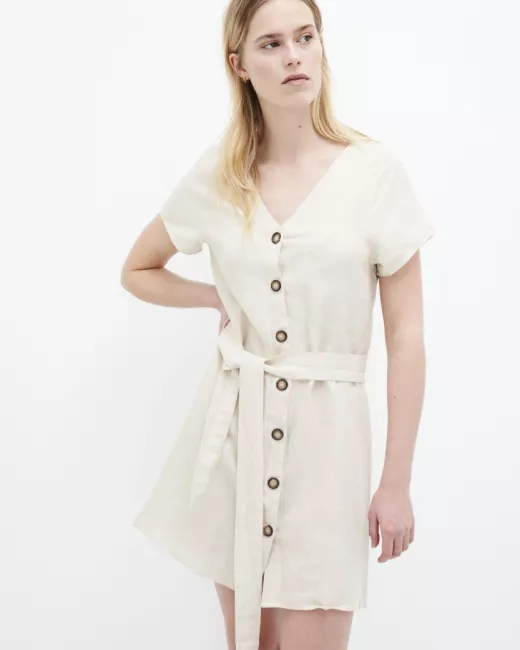 Robe ELLA – Light Sand Melange