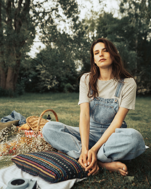 KUYICHI – Salopette en jeans JONNA – Light Denim KUYICHI – Salopette en jeans JONNA – Light Denim