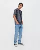 KUYICHI – T-Shirt LIAM Striped – Navy