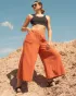 BLEED – Sheersugger Pants – Orange Brown