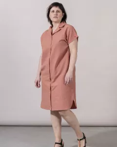 MR MANCHETTE – Robe MARTHA – Terre cuite MR MANCHETTE – Robe MARTHA – Terre cuite