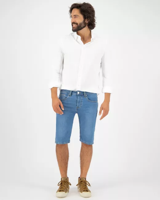 MUD Jeans – Short Simon – Pure Blue MUD Jeans – Short Simon – Pure Blue