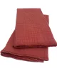 Lot de 2 serviettes de table en double gaze coton