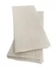 Lot de 2 serviettes de table en double gaze coton