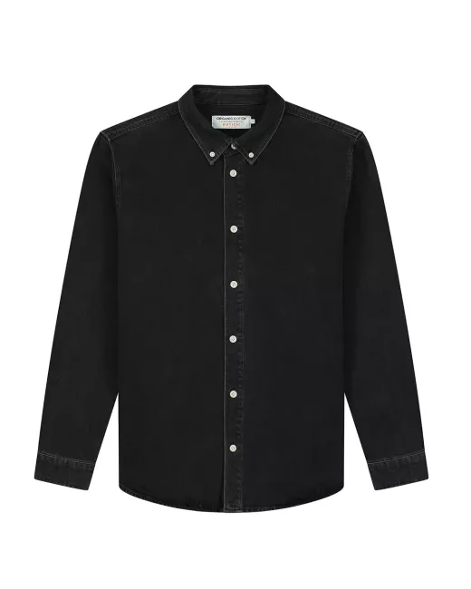KUYICHI - Chemise SAWYER - Washed black