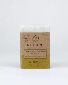 Indigène - Shampoing solide au rhassoul - cheveux normaux - Agrumes Indigène - Shampoing solide au rhassoul - cheveux normaux - Agrumes