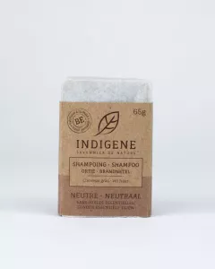 Indigène - Shampoing solide à l'ortie - cheveux gras - Neutre Indigène - Shampoing solide à l'ortie - cheveux gras - Neutre