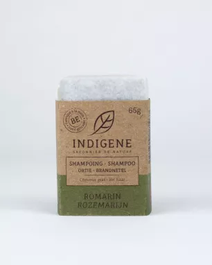 Indigène - Shampoing solide à l'ortie - cheveux gras - Romarin
