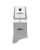 A-DAM - Chaussettes GREY HEARTS