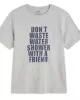 ECOALF - T-shirt WASTE - Gris