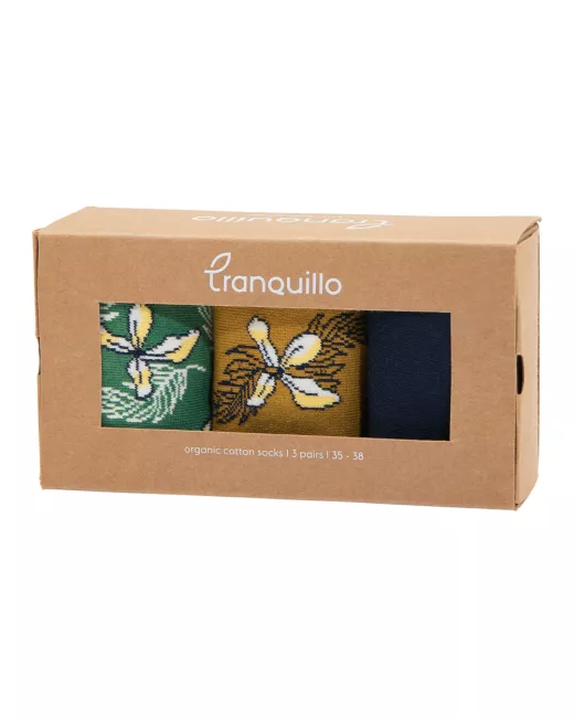 TRANQUILLO – Box 3 paires de Chaussettes – Hawaii