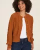TRANQUILLO – Cardigan COZY KNITTED – Ginger
