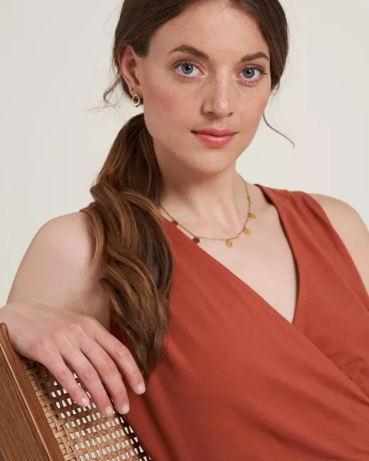 Dress in wrap look Dress in wrap look