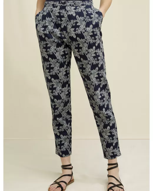 Jeannie Fennel Print Broek