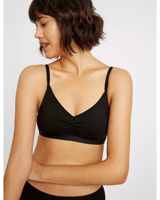 People Tree – Soft Bra Top – Black