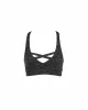 NOMADS – Cross Fit Bra – Black Fleck