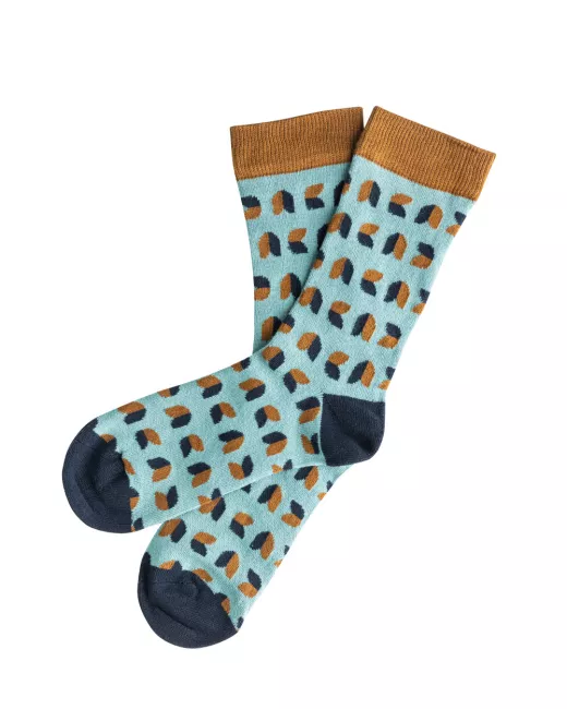 TRANQUILLO - Chaussettes Retro look - Ocean