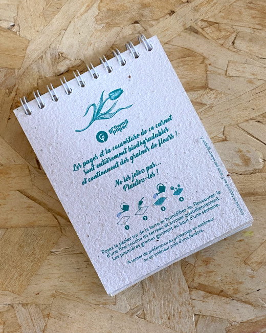 Growing paper – Mon carnet à planter Growing paper – Mon carnet à planter