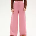 Maia pink micro corduroy Broek