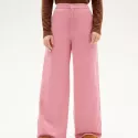 Maia pink micro corduroy pants
