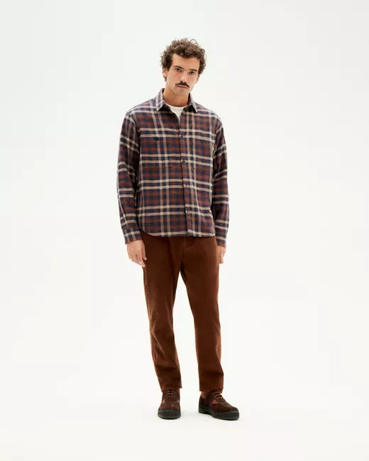 Maia pink micro corduroy pants