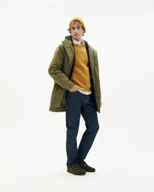 THINKING MU - Manteau OLIVE GREEN TRASH PEPS